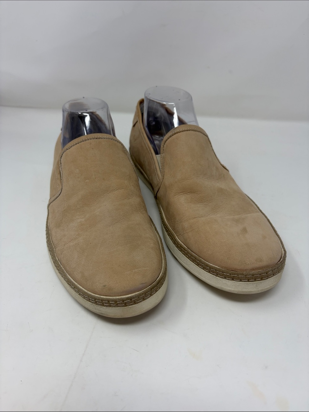 Donald J. Pliner Men's Slip-On Casual Sneakers in Tan Suede Size 9.5